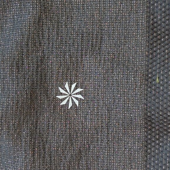 Athleta L Shimmer Seamless Espresso Drawstring Leggings Unstinkable NEW-lp347 - Picture 3 of 12